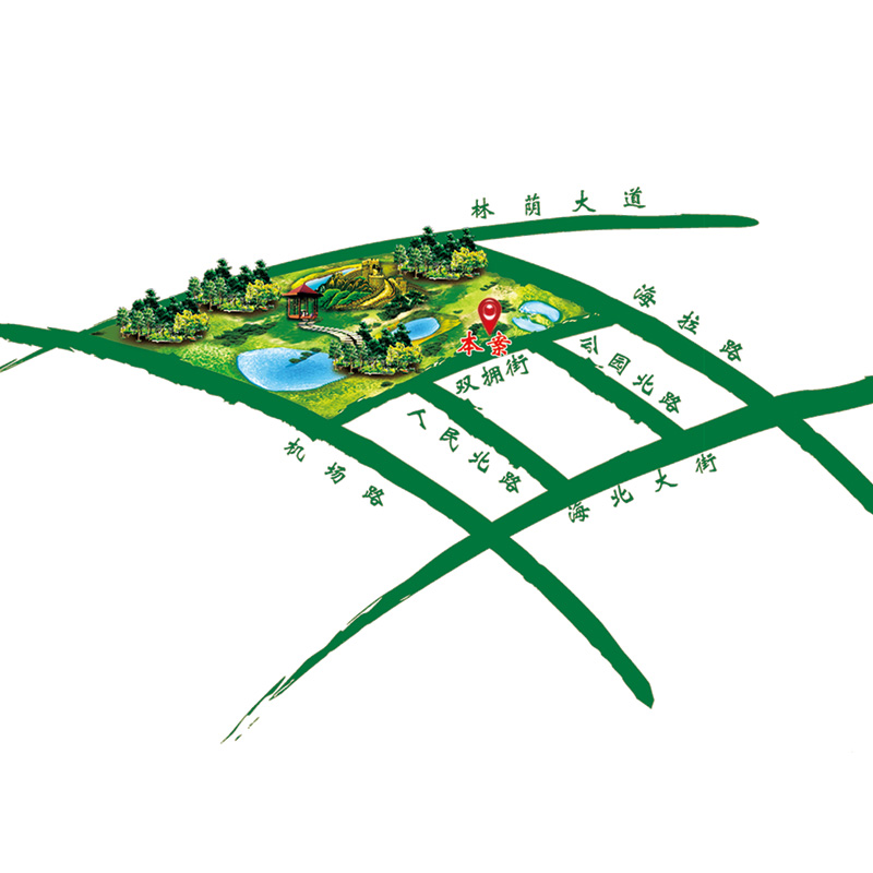 中央尚城（众泰·森林半岛）地理位置