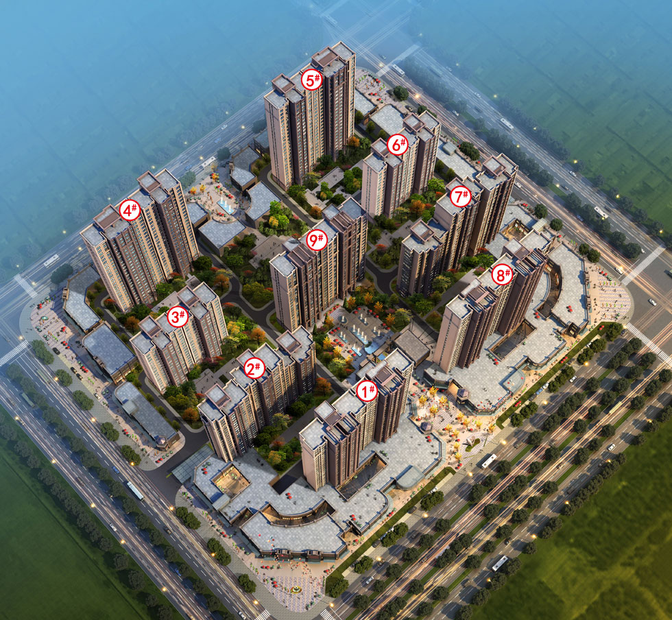 九鹏·文华园鸟瞰