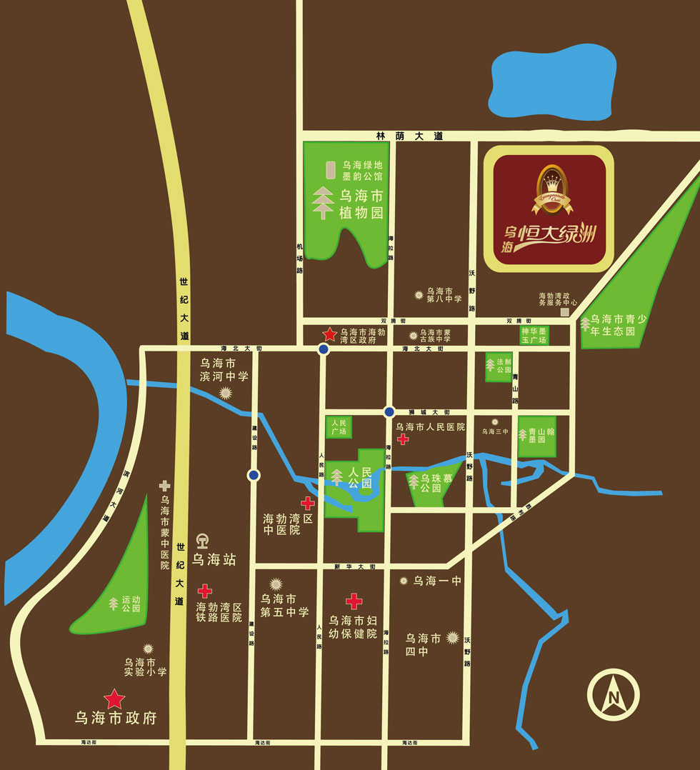 恒大绿洲地理位置