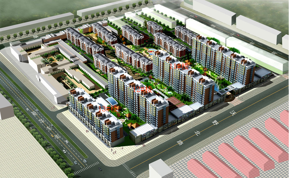 文博佳苑二期鸟瞰